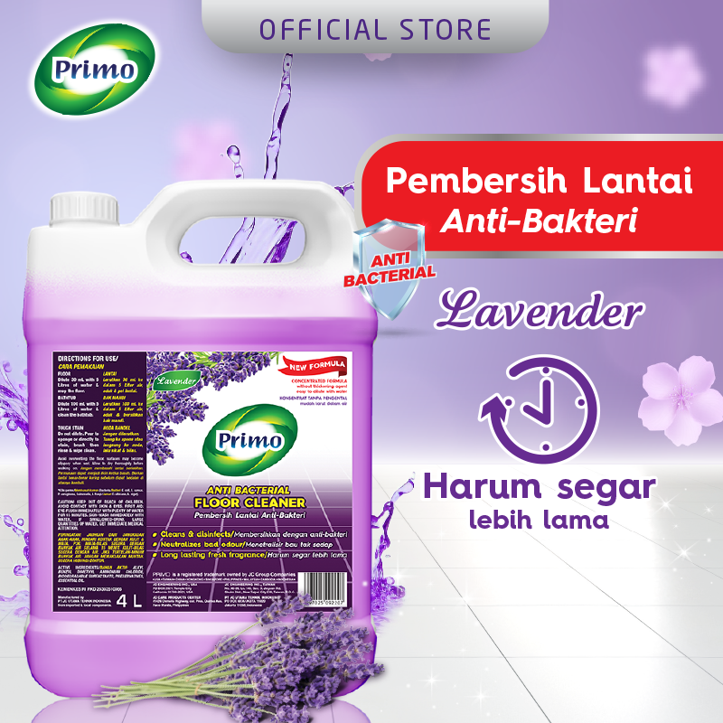Pembersih Lantai Lavender 4L - Pembersih Lantai Antibakteri