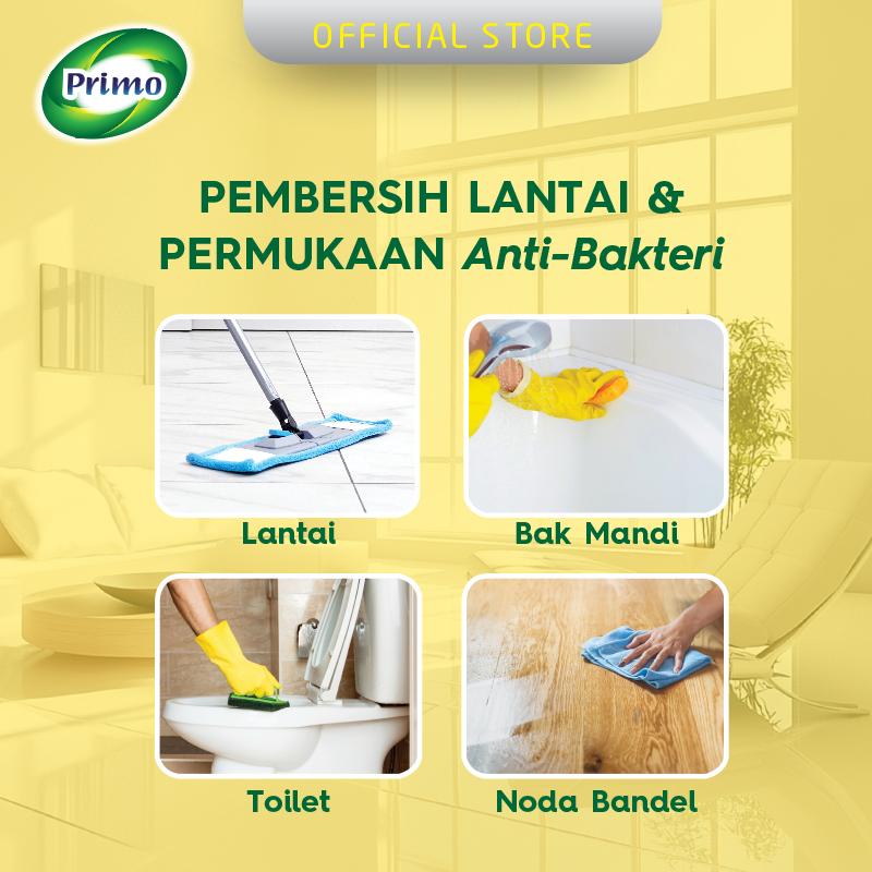 Pembersih Lantai Lemon 750mL - Pembersih Lantai Anti Bakteri