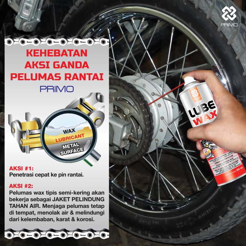 Lube Wax 150mL - Pelumas rantai dengan Lapisan Wax