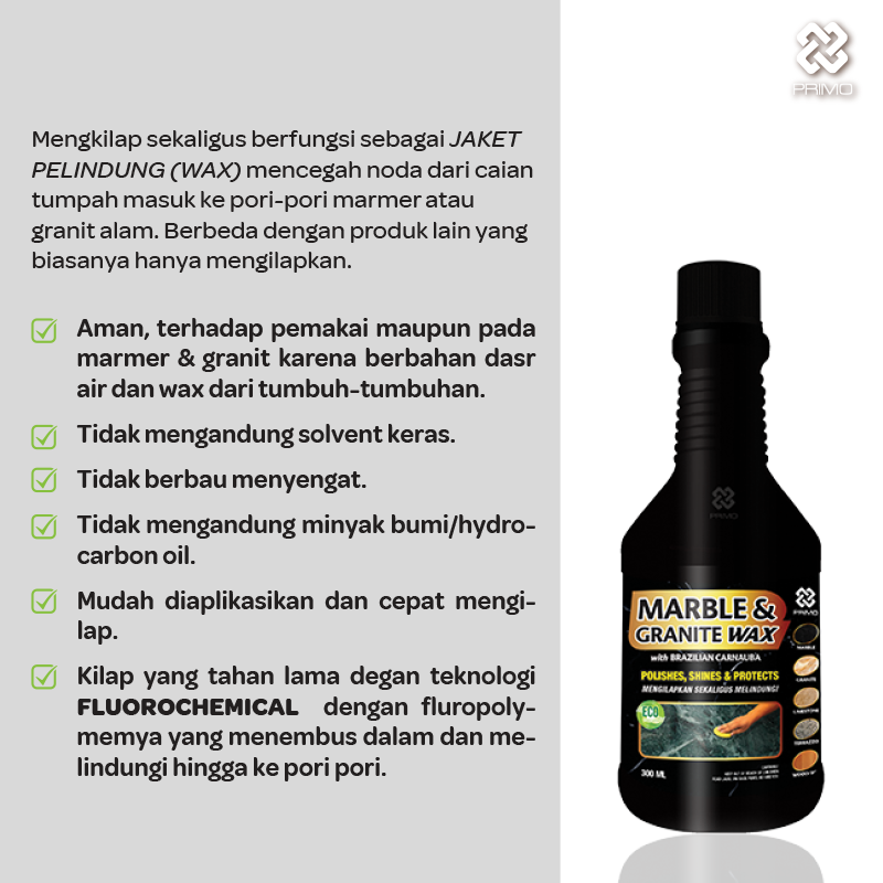 Wax Marmer & Granit 300mL - Pelindung dan Pengkilap Marmer Granit