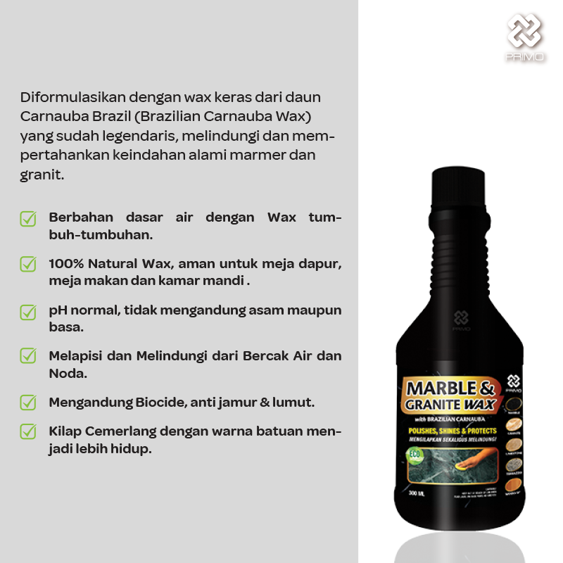 Wax Marmer & Granit 300mL - Pelindung dan Pengkilap Marmer Granit
