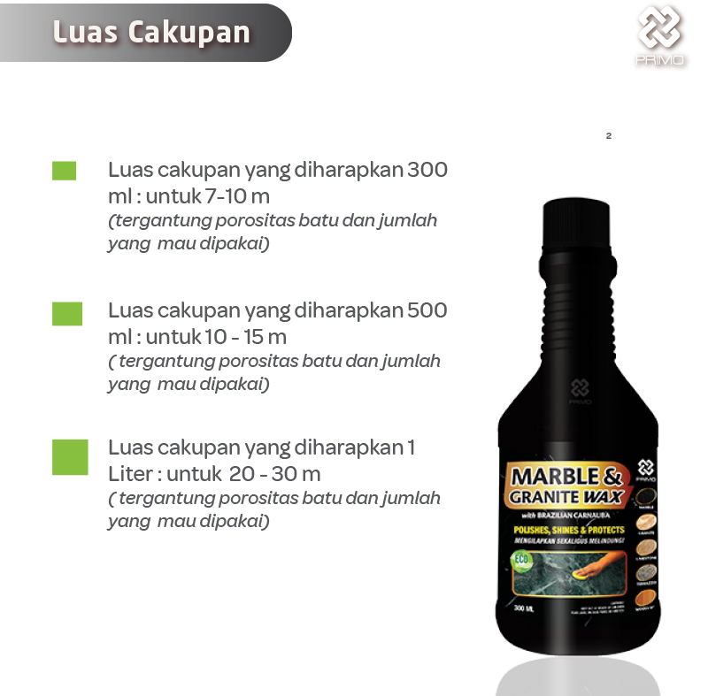 Wax Marmer & Granit 300mL - Pelindung dan Pengkilap Marmer Granit