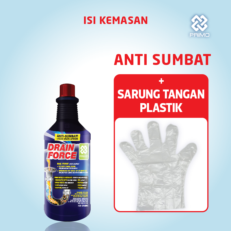 Drain Force 720gr - Anti Mampet Saluran