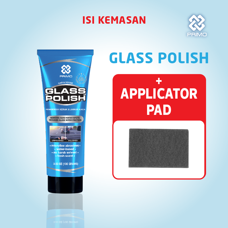 Glass Polish 100gr - Pembersih Kerak Jamur Kaca & Pengkilap Kaca