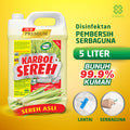 Karbol Sereh Premium Citronella 5L - Pembersih Serbaguna Disinfektan Anti Kuman