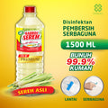 Karbol Sereh Premium Citronella 1500mL - Pembersih Serbaguna Disinfektan Anti Kuman