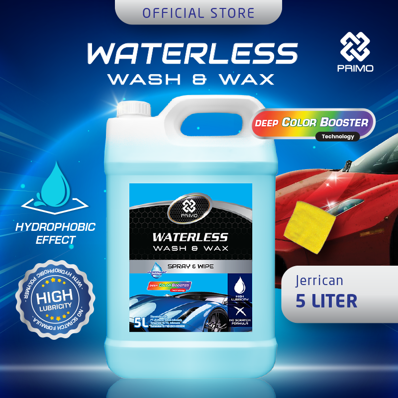 Pencuci & Wax Hidrofobik Tanpa Air 5L