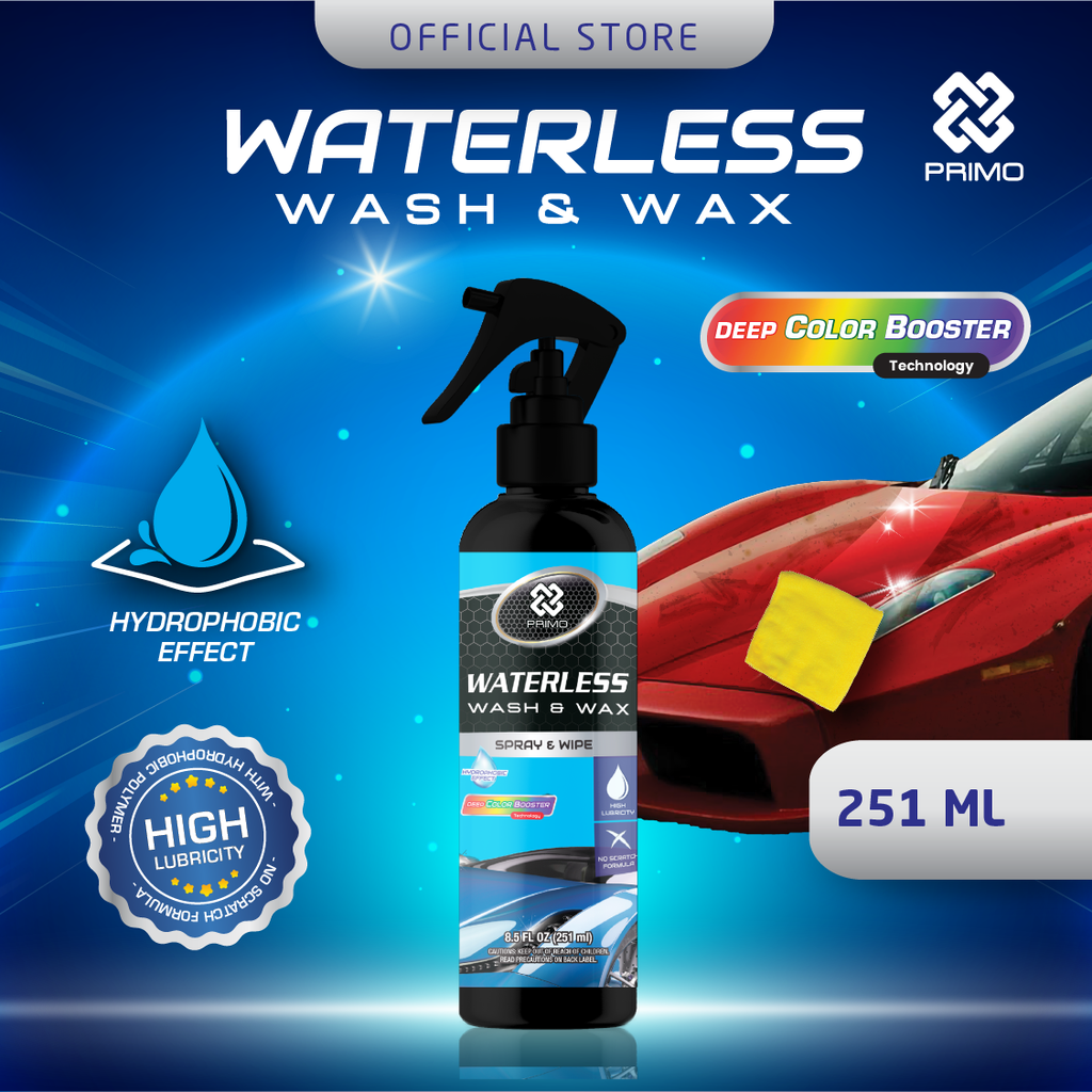 Pencuci & Wax Hidrofobik Tanpa Air 251mL