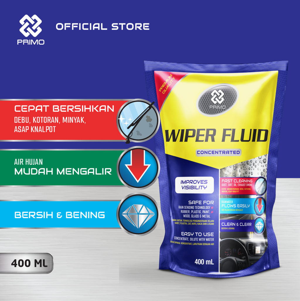 Cairan Wiper 400mL - Konsentrat Cairan Wiper Mobil