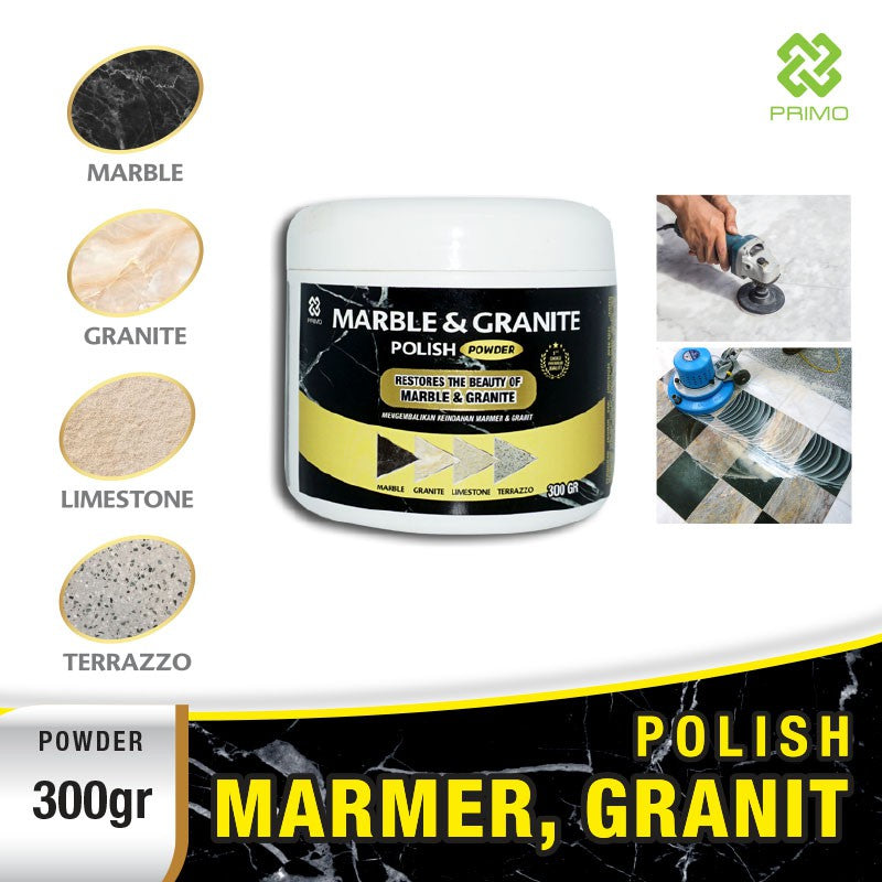 Marble & Granite Polish Powder 300Gr - Pemoles & Pengkilap Marmer Granit