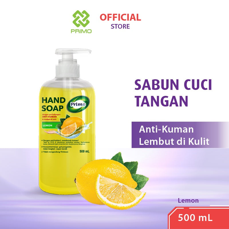 Handsoap Lemon 500mL - Sabun Cuci Tangan Anti Bakteri