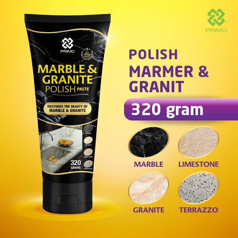 Marble & Granite Polish Pasta 320Gr - Pemoles & Pengkilap Marmer Granit Siap Pakai