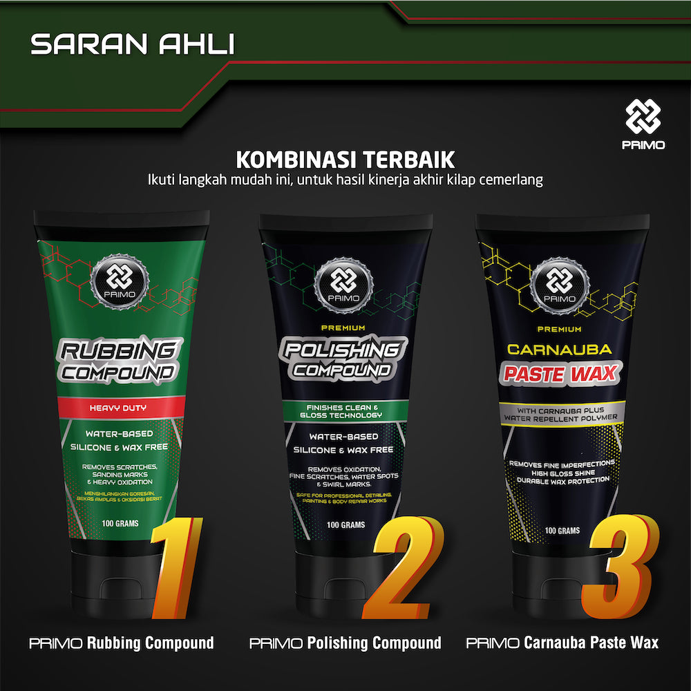 Rubbing Compound 100gr - Penghilang Goresan & Baret Heavy Duty