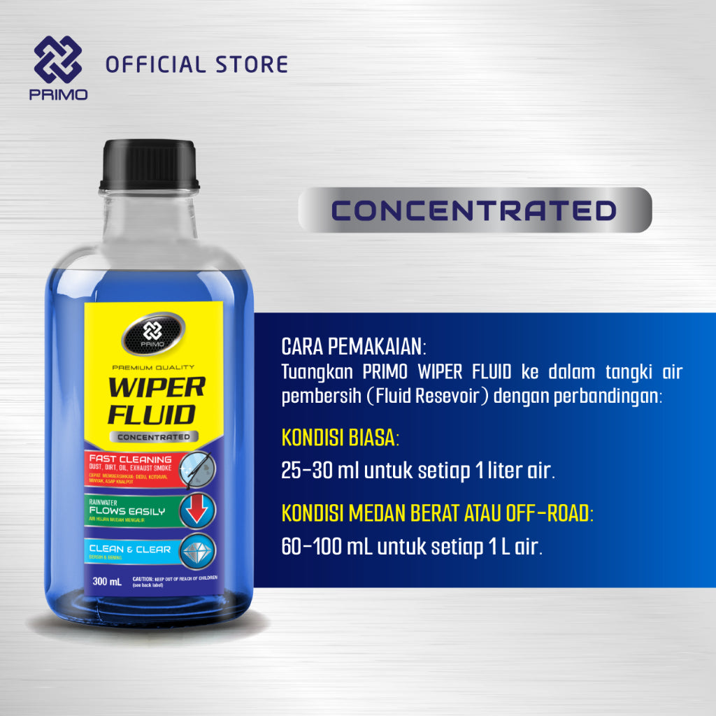 Wiper Fluid 300mL - Cairan Wiper Mobil Concentrate