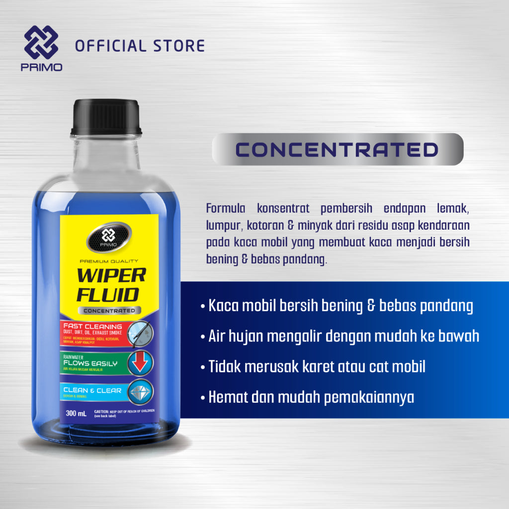 Wiper Fluid 300mL - Cairan Wiper Mobil Concentrate