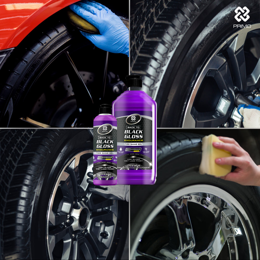Back to Black Gloss Endurance Tire Shine Gel 503mL - Pengkilap & Perawatan Ban (Super Gloss, Tahan Lama, Tidak Berwarna)