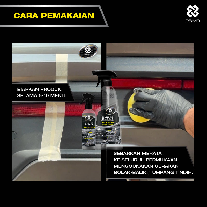 Back to Black Trim Restorer Endurance 251mL - Pengkilap & Perawatan Trim Eksterior