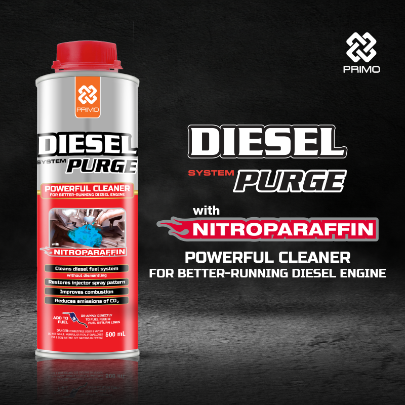 Diesel Purge 4L - Cairan Tune Up Pembersih Sistem Bahan Bakar Mesin Diesel Tanpa Bongkar