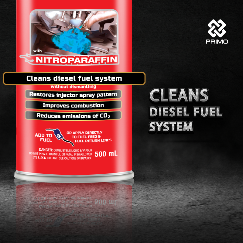 Diesel Purge 500mL - Cairan Pembersih Sistem Bahan Bakar Mesin Diesel Tanpa Bongkar