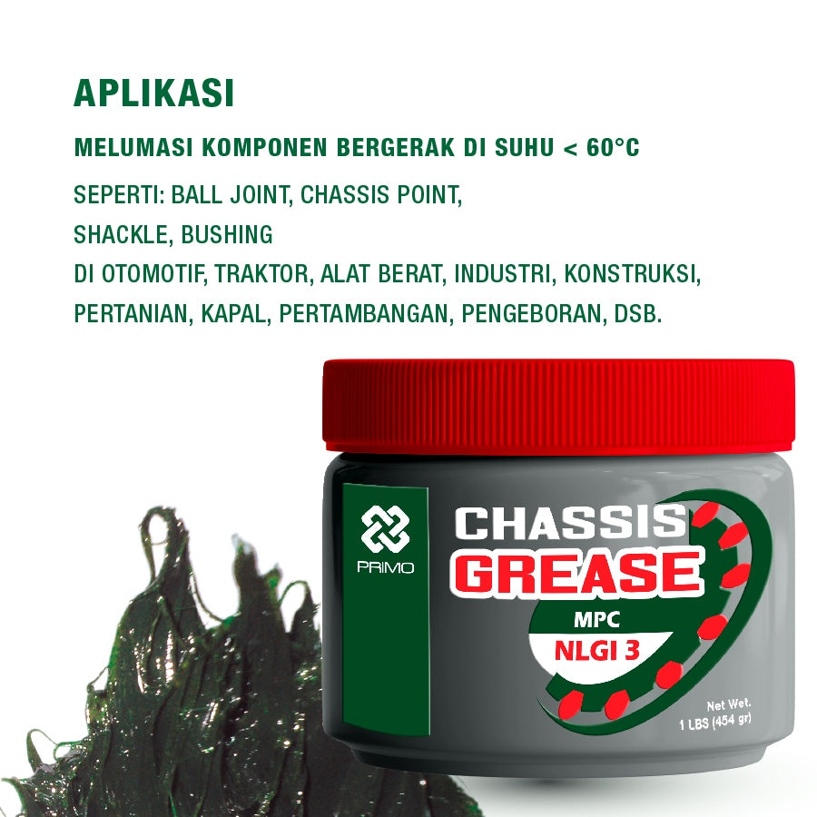 Gemuk Sasis MPC 3 - Gemuk Sasis Multiguna Hijau Lengket (NLGI 3) 3Kg