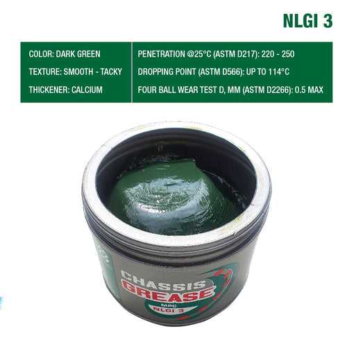 Gemuk Sasis MPC 3 - Gemuk Sasis Multiguna Hijau Lengket (NLGI 3) 3Kg