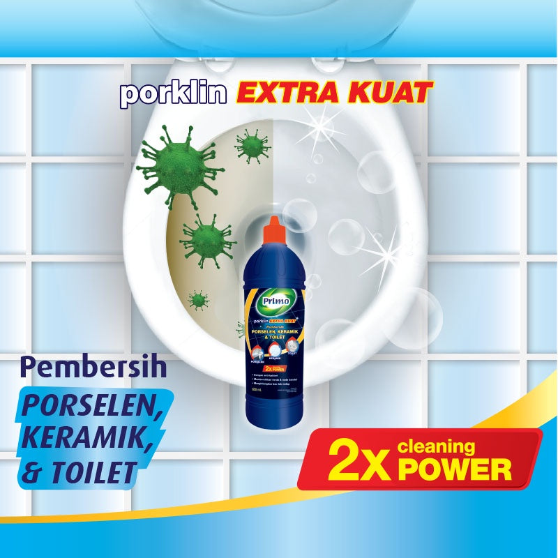 Porklin Blue Strong 20L - Pembersih Keramik, Porselen, Kamar Mandi & Toilet
